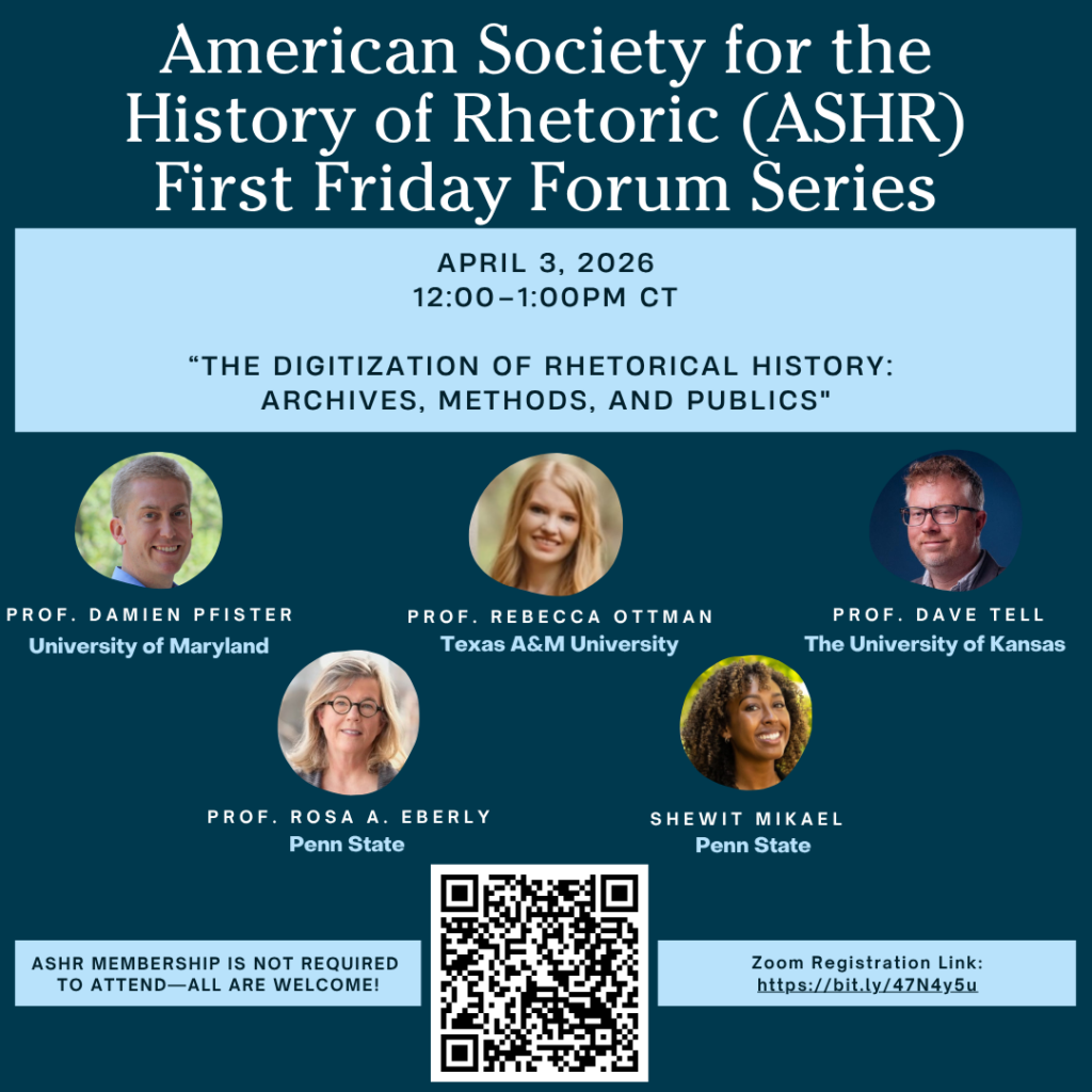The Digitization of Rhetorical History: Archives, Methods, and Publics ...